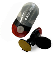 Stampila rotunda de firma de buzuanr diametrul 24mm pe suport automat colop Pocket R24 - 0722643673