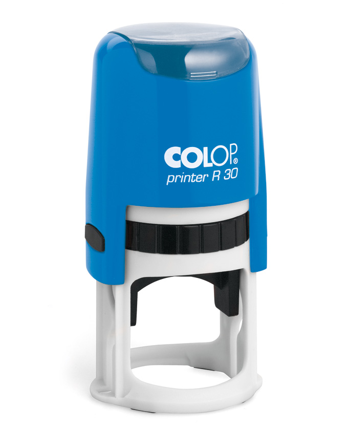 Stampila rotunda de firma diametrul 30mm pe suport automat colop R30 - 0722643673