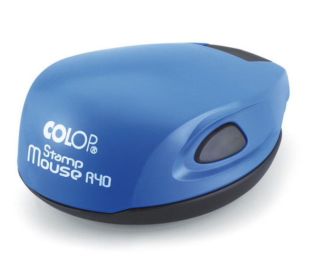Stampila rotunda firma diametrul 40 mm pe suport automat Mouse R40 +40722643673